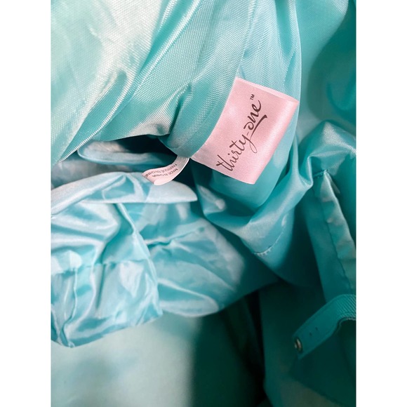 Thirty-One All Pro Tote Graffiti Dot Green Polka Dot with Shoe Compartment - Picture 14 of 15